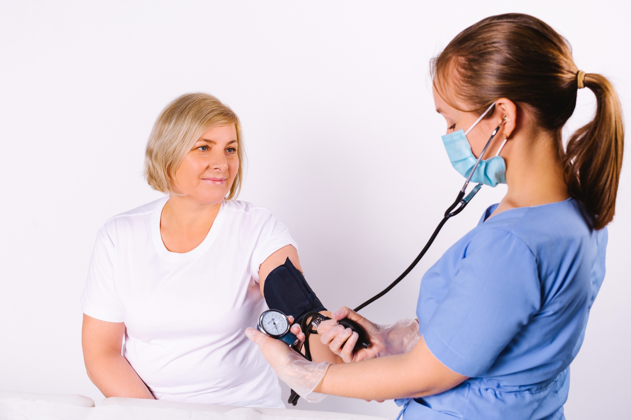 Medical Assistant taking vital signs